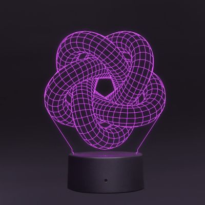 3D Illusion Led Night lamp for Home Decor Light 7 Color Changing Light with Remote Control